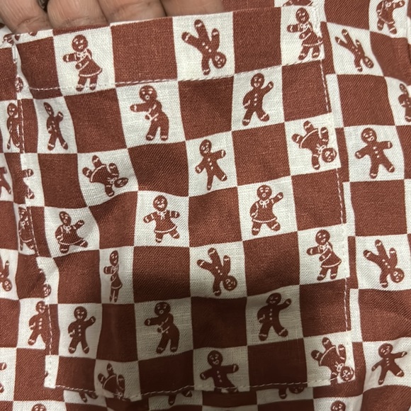 Ginger bread linen blend woven sleep set NWT - Picture 4 of 6